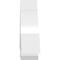 Ekena Millwork Ericson Architectural Grade PVC Gable Bracket, 36"W x 12"H x 4"D x 4"F, 8/12 Pitch GBP036X12X0404ERI00 - alternate 5